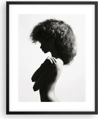 Produktbild von Gerahmtes Poster - Schwarzer Rahmen - Frau Nacktheit Körper - 40x50 cm - Wand Bild - Wanddeko - Wandbilder - Kunstposter - Wandposter - Bilderrahmen - Bilder - Kunstdruck - P2BPA40x50-4946
