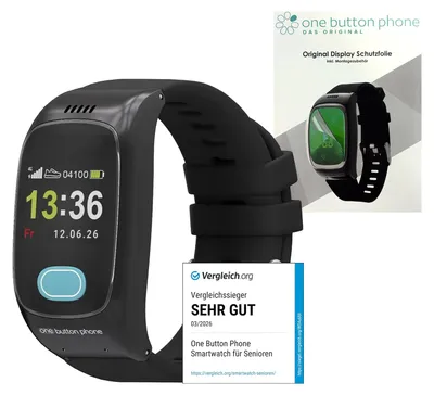 Produktbild von One Button Phone Notfallarmband GPS & SOS Notruf mit Sturzerkennung