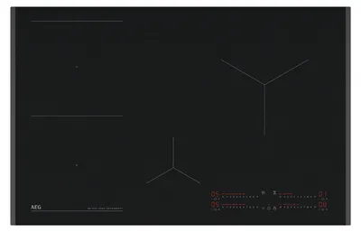 Produktbild von AEG TII84B00FZ, Schwarz, Integriert, 80 cm, Zonen-Induktionskochfeld, Glaskeramik, 4 Zone(n)