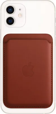 Image de Apple Leather Wallet MagSafe (Apple Wallet 2nd generation) - Avec fonction AirTag intégrée - Umber