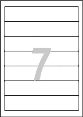 Image de Avery l4760-25 Drucker-Etikett blanc