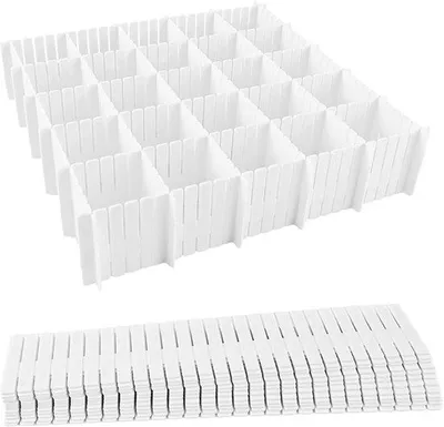 Produktbild von 48 verstellbare Schubladen-Trenner zur Organisation