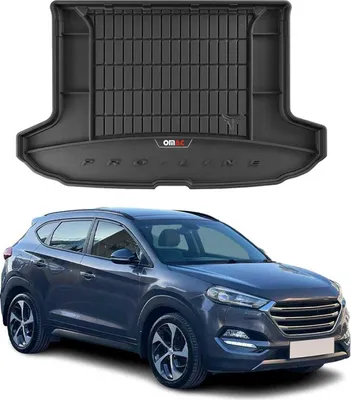 Produktbild von OMAC Gummi Kofferraumwanne für Hyundai Tucson 2015-2024 TPE Laderaumwanne