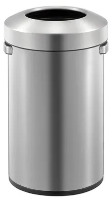 Obrázek produktu pro EKO - Koš na komunální odpad 50 litrů - Nerezová ocel - Matná nerezová ocel