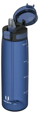 Produktbild von Sparrow Trinkflasche mit Strohhalm - Tritan Wasserflasche Sport - 1L
