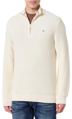 Immagine prodotto di GANT, maglia a mezza zip in cotone microtesturizzato