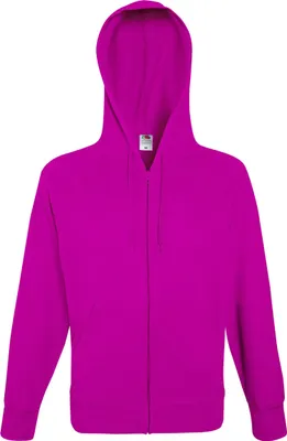 Produktbild von Fruit Of The Loom Herren Kapuzenjacke, leicht BC2655 (2XLarge) (Fuchsia)