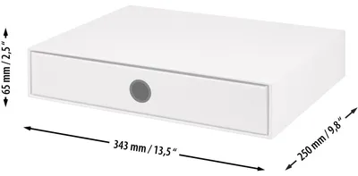 Produktbild von Schubladenbox SOHO für A4 rot RÖSSLER 1524452360