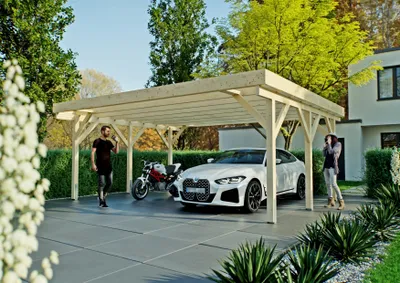Produktbild von Carport Fremont I 6,00x5,00 m - inklusive hochwertigem Stahltrapez