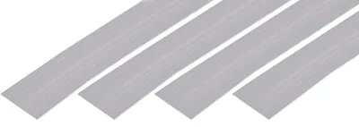Image de Alberts, profilé en aluminium, barre plate, finition naturelle, dimensions 70 x 3 mm, longueur 1 mètre