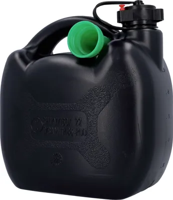 Image de Bidon d'essence noir 5 l plastique ZK