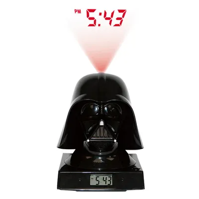 Produktbild von Star Wars Darth Vader 3D-Wecker mit Zeitprojektion