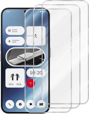 Image de Cadorabo 3x film de protection pour Nothing Phone 2a en CRISTAL CLAIR verre trempé de protection d'écran film blindé