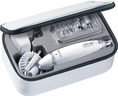 Produktbild von BEURER MP 62 Maniküre-/Pedikürgerät mit LED-Licht 10 Profi-Aufsätze 570.35