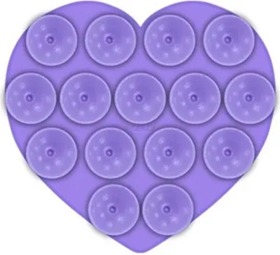 Imagen del producto de Celly Ventosa corazón Morado
