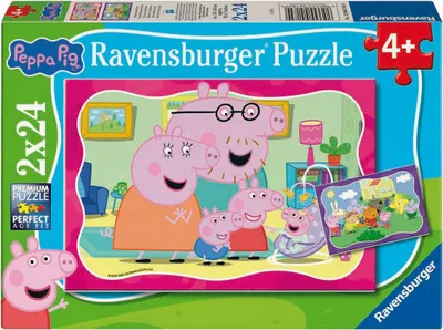 Image de Ravensburger Peppa Pig puzzle - 2x24pcs.
