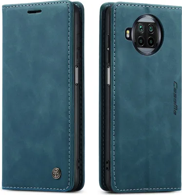 Obrázek produktu pro Xiaomi Mi 10T Lite Pouzdro, RetroPolyuretanKožené Pouzdro s Funkcí Stojánku pro Xiaomi Mi 10T Lite modré
