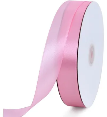 Produktbild von Satinband Babyrosa 2,5 cm x 91 m für Geschenkverpackungen, Basteln, Dekoration