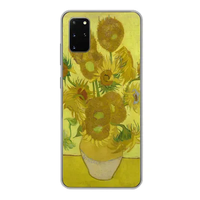 Produktbild von MuchoWow® Handyhülle Schutzhülle Hülle für Samsung Galaxy S20 Plus Sonnenblumen - Vincent van Gogh Silikon Softcase Handy Hülle - Hartschale