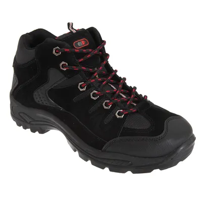 Produktbild von Dek Herren Ontario Trekking-Schuhe / Wanderschuhe / Wanderstiefel DF141 (47 EU) (Schwarz)