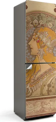 Obrázek produktu pro Květinové aranžmá - samolepka na lednici - samolepka na lednici - samolepicí fólie na lednici - dekorace do kuchyně - 60x205 cm
