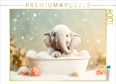 Produktbild von CALVENDO Puzzle ... in der Badewanne | 1000 Teile Lege-Größe 64x48cm Foto-Puzzle für glückliche Stunden