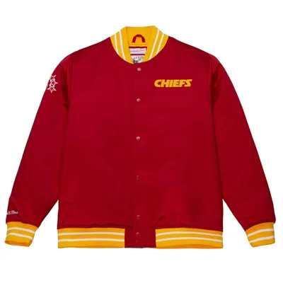 Produktbild von Kansas City Chiefs NFL Mitchell & Ness Heavyweight Satin Jacke Rot-M