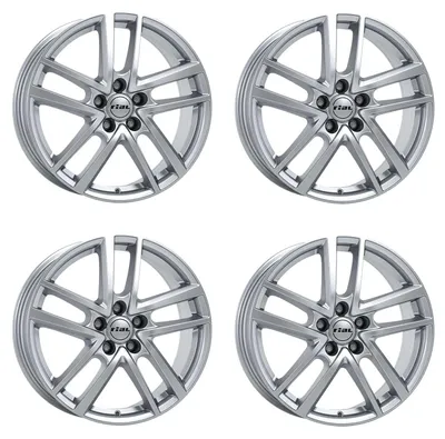Produktbild von 4 Rial Felgen Astorga 6.0x16 ET35 5x100 SIL für SKODA Fabia Kamiq Praktik Rapid Roomster Scala