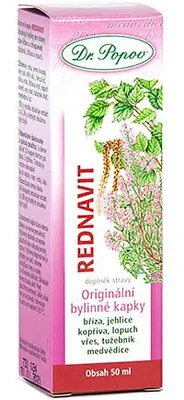 Zdjęcie produktu dla Krople ziołowe – Rednavit – 50 ml
