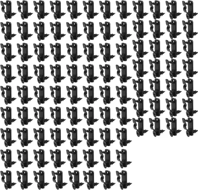 Imagen del producto de Ganchos para guirnaldas de luces, resistentes a la intemperie, 100 unidades, ganchos para atornillar, para jardín y vallas