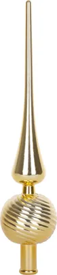 Produktbild von Dekoration Weihnachtsgipfel, gold, 28 cm