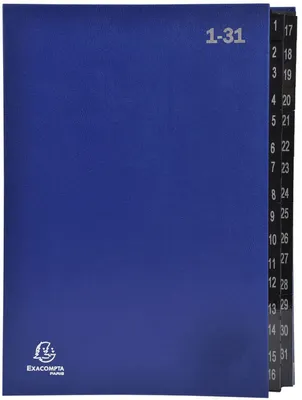 Immagine prodotto di Cartella da tavolo EXACOMPTA, DIN A4, 1-31, 32 cartelle, blu