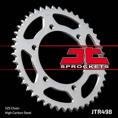 Produktbild von JTSPROCKETS Kettenrad JTR498.44 hinten Kohlenstoffstahl