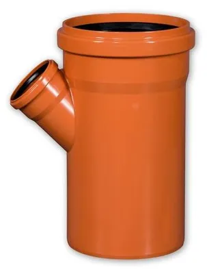 Produktbild von KG Einfachabzweig 45° DN 250/110 KGEA Abzweig Kunststoff Abwasserrohr