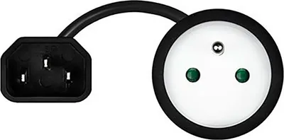 Produktbild von Savio SAVKABELCL-180, Universal, Drinnen/Draußen, AC-an-DC, Schwarz, 55 mm, 17 mm
