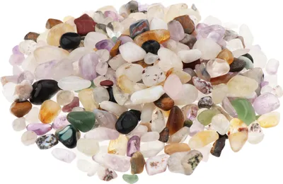 Produktbild von NKlaus 500g Trommelsteine Natur 10 -15mm Heilsteine Edelsteine Schmucksteine Dekoration 14691