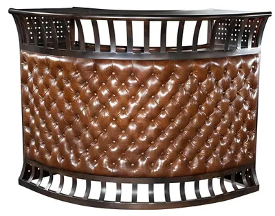 Produktbild von Chesterfield Bar Tische Stehtisch Lounge Club Luxus Tisch Vintage Tresen Leder