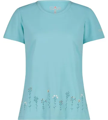Image de CMP T-shirt pour femme, couleur turquoise