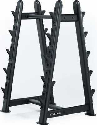 Produktbild von ATLETICA Langhantelständer | Langhantelablage | Sichere Aufbewahrung für 10 Langhanteln | Kompaktes Design | 800kg Belastbarkeit