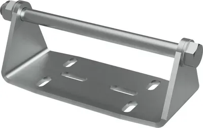 Image de Porte-rouleau de quille B avec axe pour rouleau de quille latéral remorque pour bateau galvanisé SUPROD, 200 mm