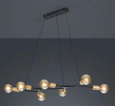 Obrázek produktu pro TRIO-Leuchten CROSS závěsné svítidlo WHT 91x150x45 cm černá Závěsné svítidlo