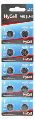 Immagine prodotto di HyCell pile alcaline a bottone LR44 / LR1154 / AG13