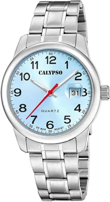 Produktbild von Calypso K5872/3 Herrenuhr Quarz Stahl/Hellblau