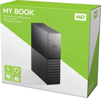 Produktbild von Western Digital My Book, 4 TB, 3.5", 3.2 Gen 1 (3.1 Gen 1), Schwarz