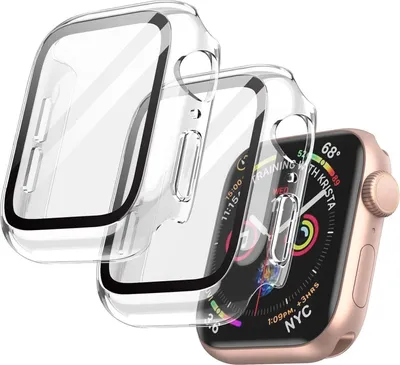 Produktbild von JETech Apple Watch SE Series 6 5 4 40 mm Hülle Displayschutz 2 Stück