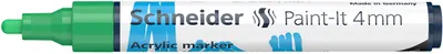 Obrázok produktu pre Schneider akrylový popisovač Paint-It 320 4 mm zelený