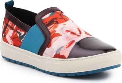 Produktbild von Geox BREEDA Damenschuhe - sportliche Slipper - Halbschuhe rot Freizeit NEU