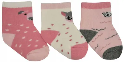 Produktbild von YOCLUB 3 Paar Baby Socken 0-3 Monate atmungsaktiv