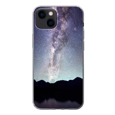 Produktbild von MuchoWow® Handyhülle Schutzhülle Hülle für iPhone 13 mini Universum - Galaxie - Sternenhimmel - Jungen - Mädchen - Kinder Silikon Softcase Handy Hülle - Softcase
