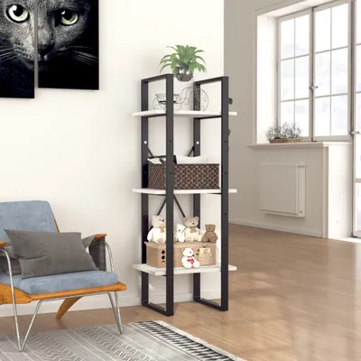 Produktbild von "Winterschlussverkauf "Bücherregal - CLORIS - Standregal - Robust und langlebig - 3 Fächer Weiß 40x30x105 cm Holzwerkstoff - NeuMöbel5246788